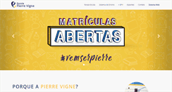 Desktop Screenshot of escolapierrevigne.com.br